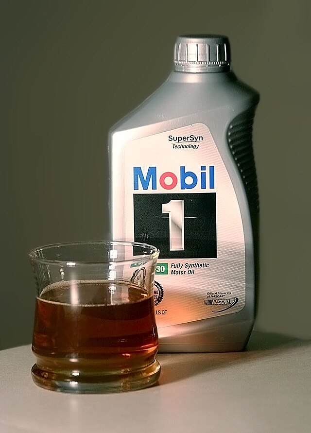 A bottle of Mobil 1 for your Independence, MO, oil change