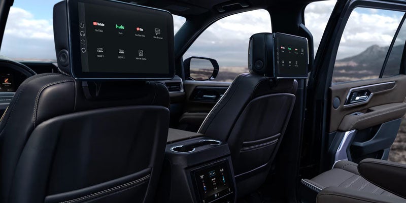 Spacious three-row interior of the 2026 GMC Yukon Denali