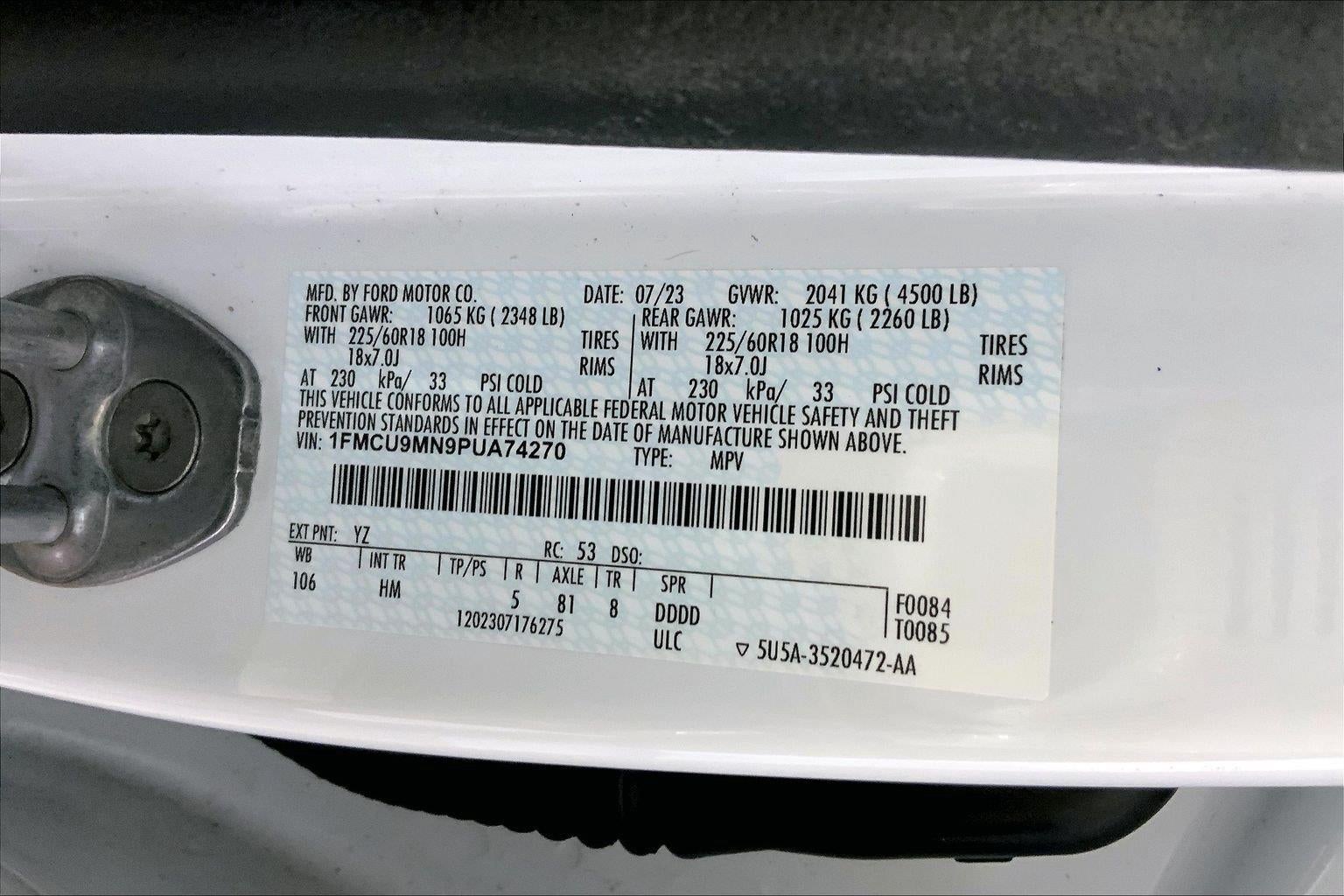 2023 Ford Escape ST-Line