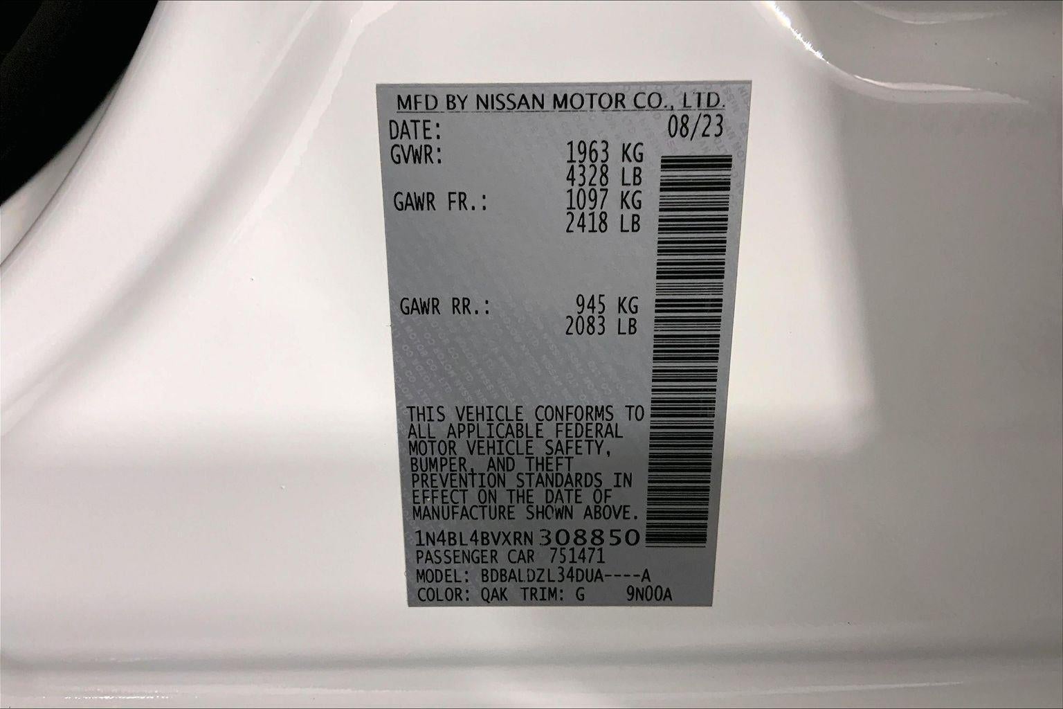 2024 Nissan Altima 2.5 S