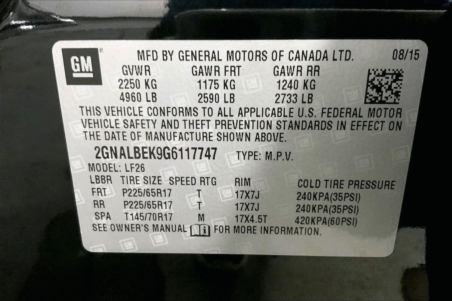 2016 Chevrolet Equinox LS