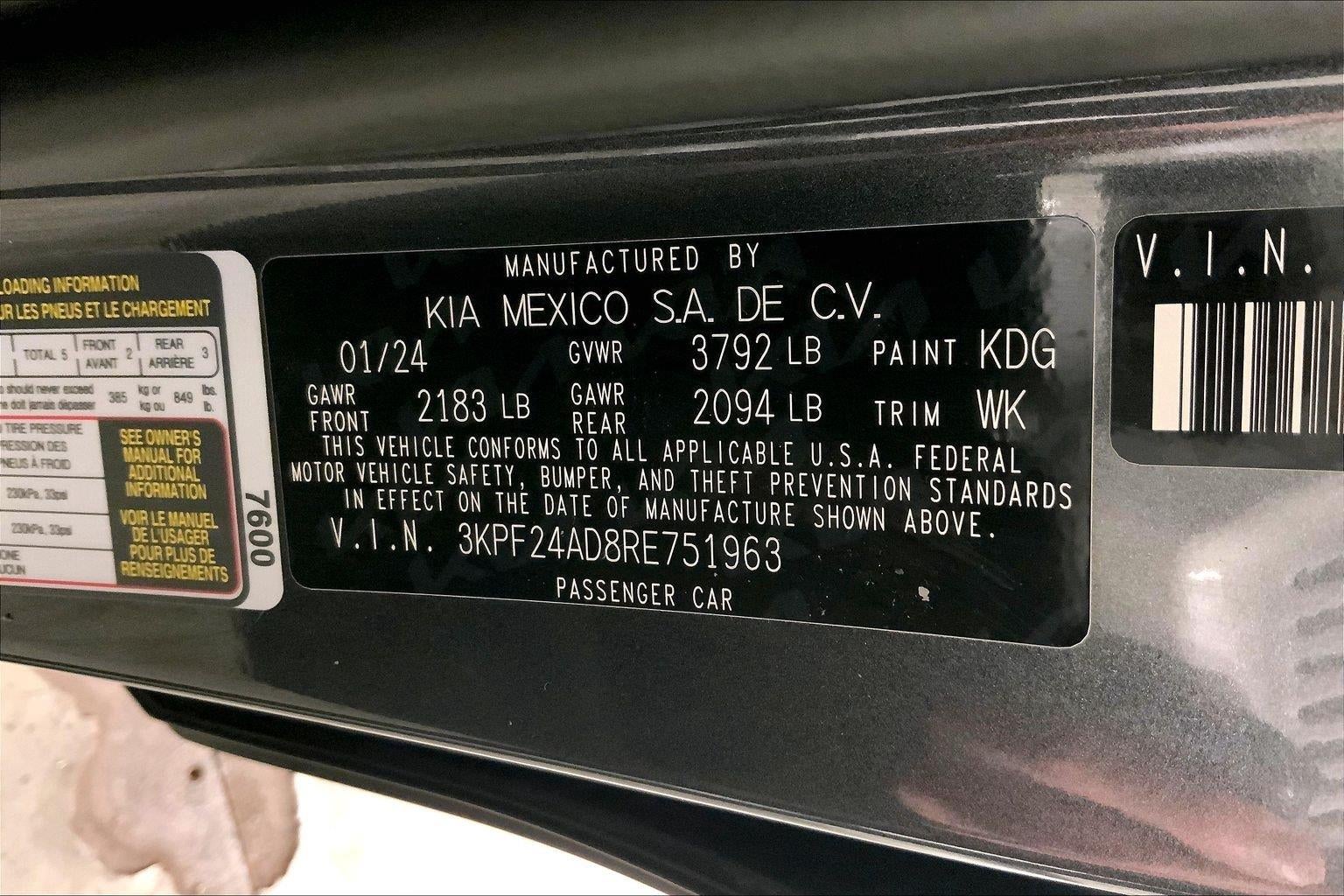 2024 Kia Forte LX