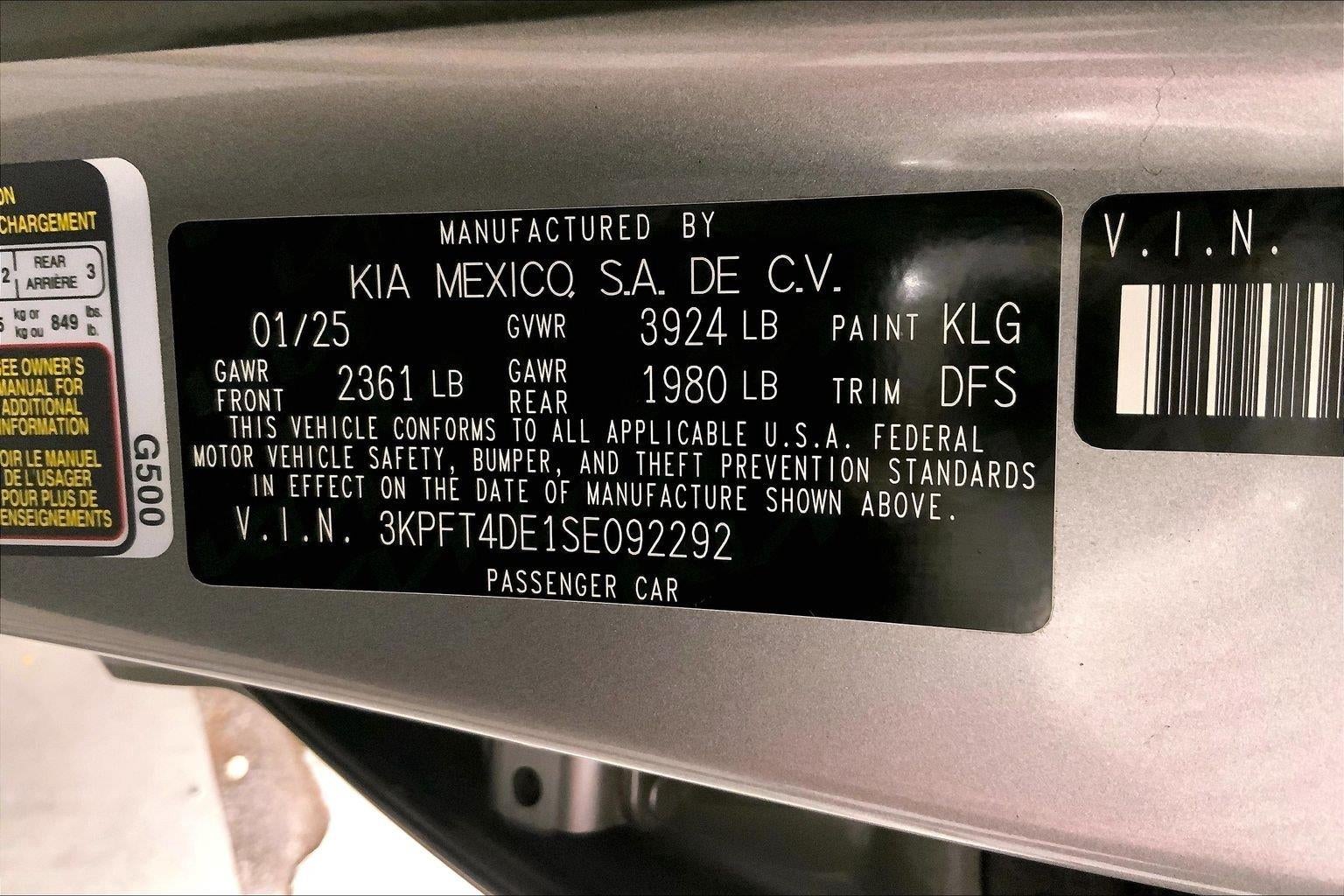 2025 Kia K4 LXS