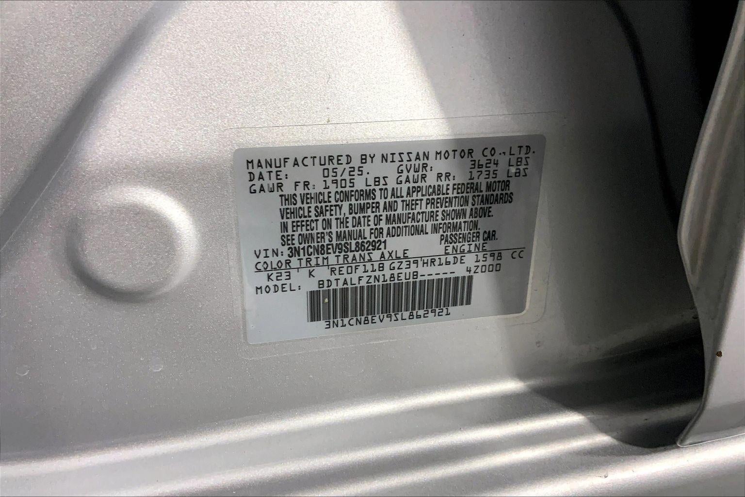 2025 Nissan Versa SV