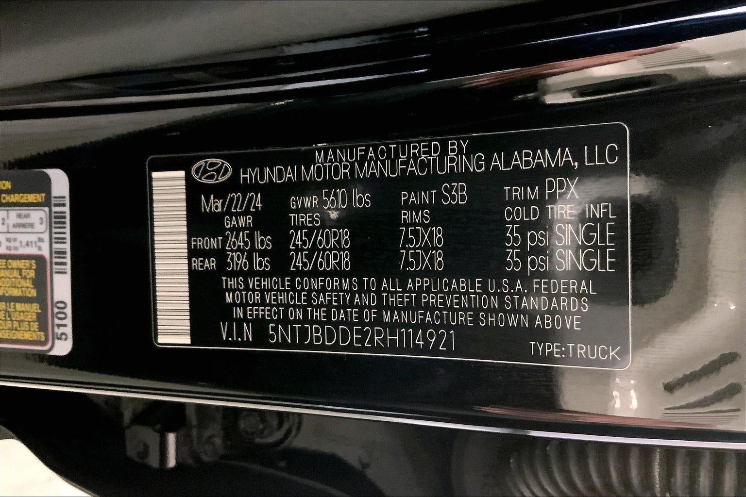 2024 Hyundai Santa Cruz SEL