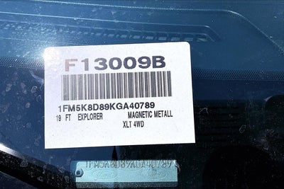 2019 Ford Explorer XLT