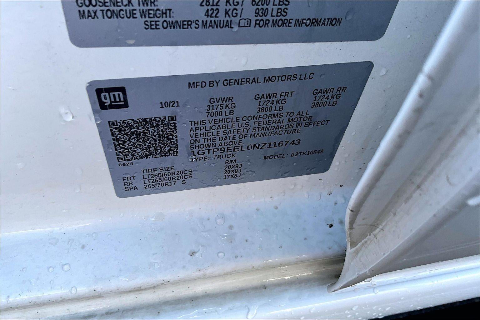 2022 GMC Sierra 1500 Limited AT4