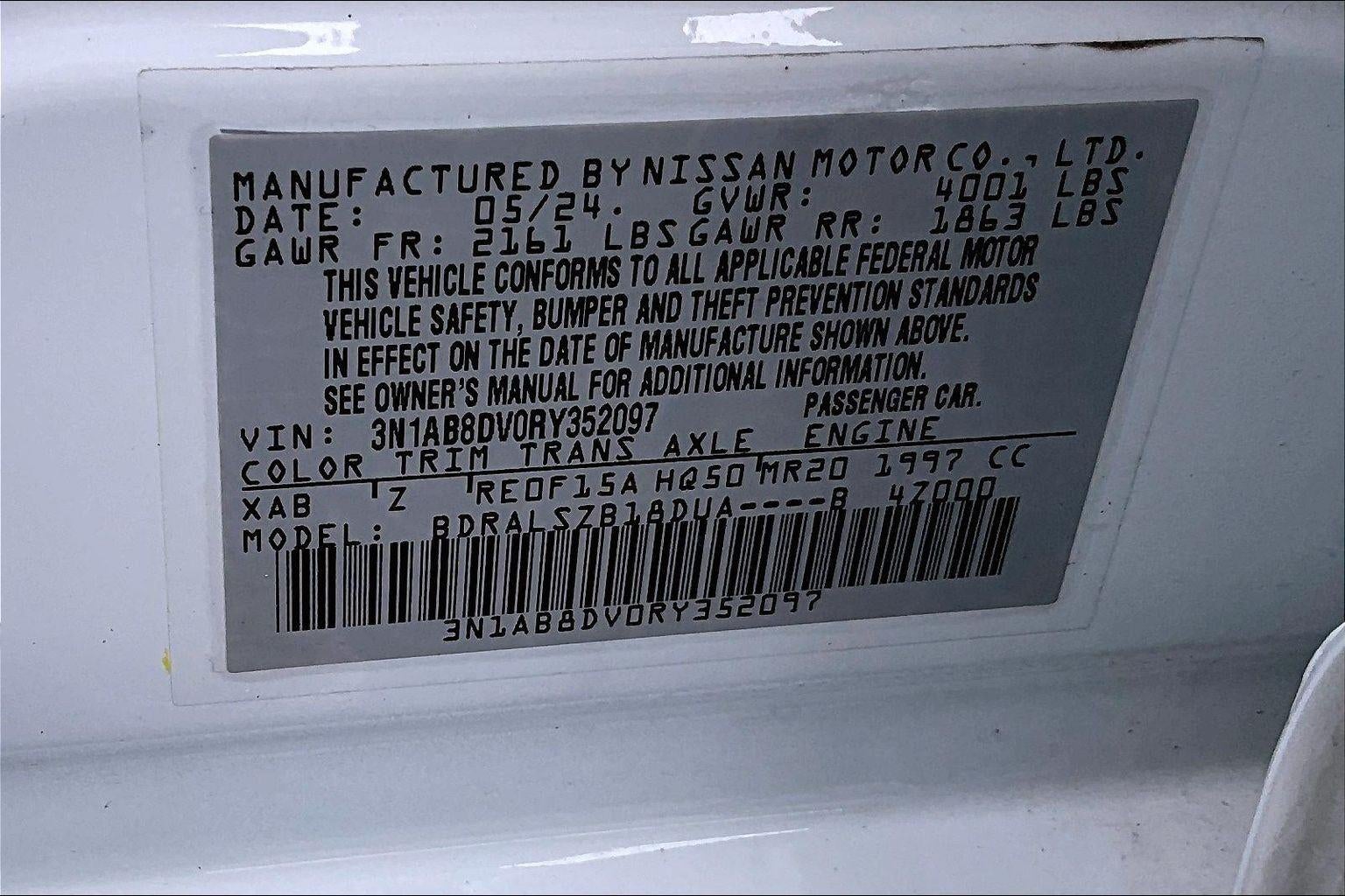 2024 Nissan Sentra SR