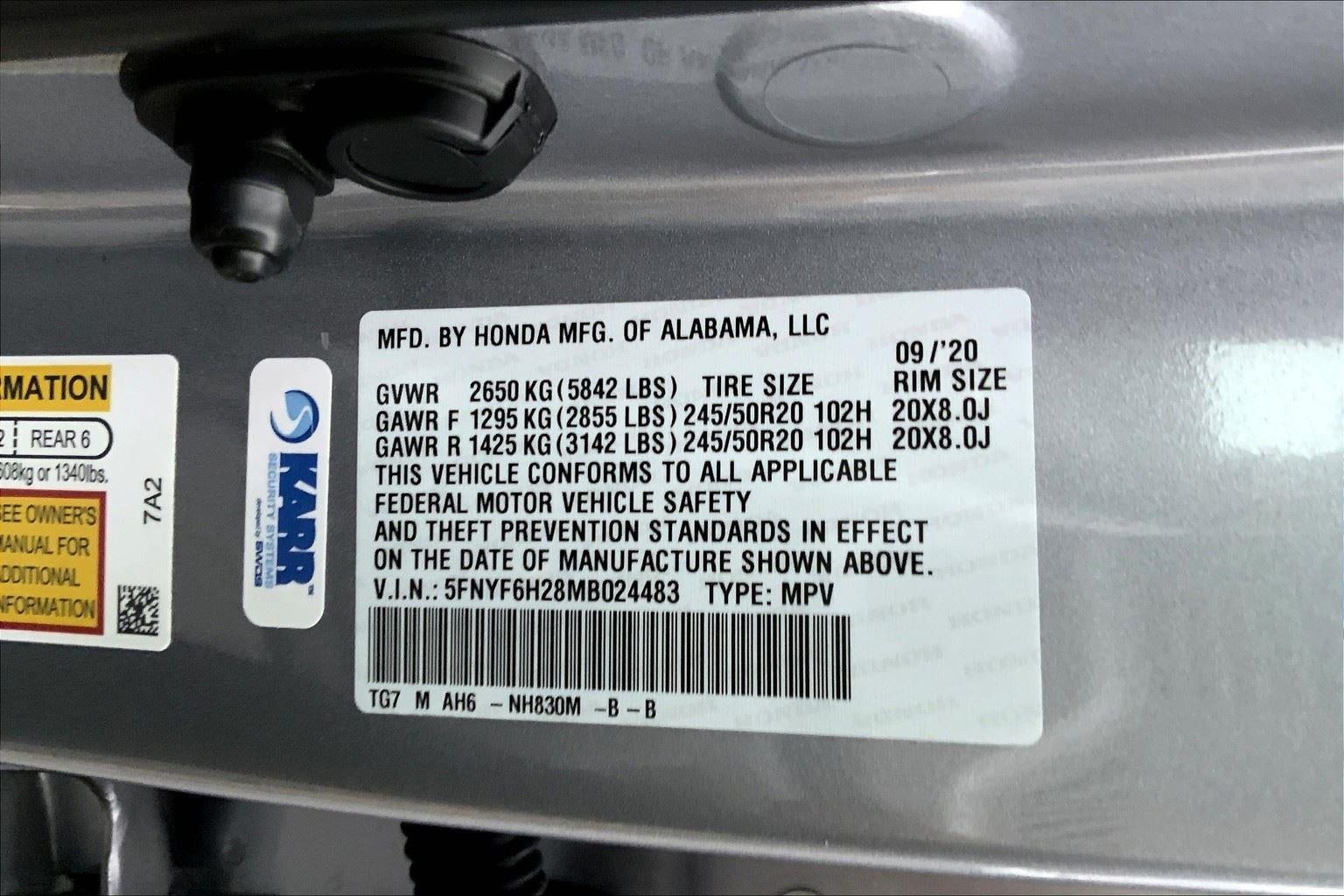 2021 Honda Pilot Special Edition