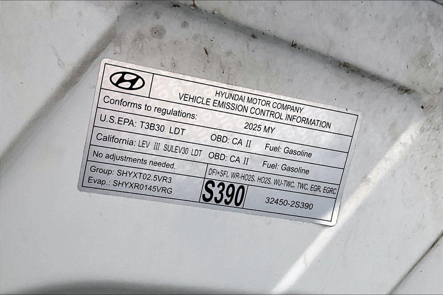 2025 Hyundai Santa Cruz SEL Activity