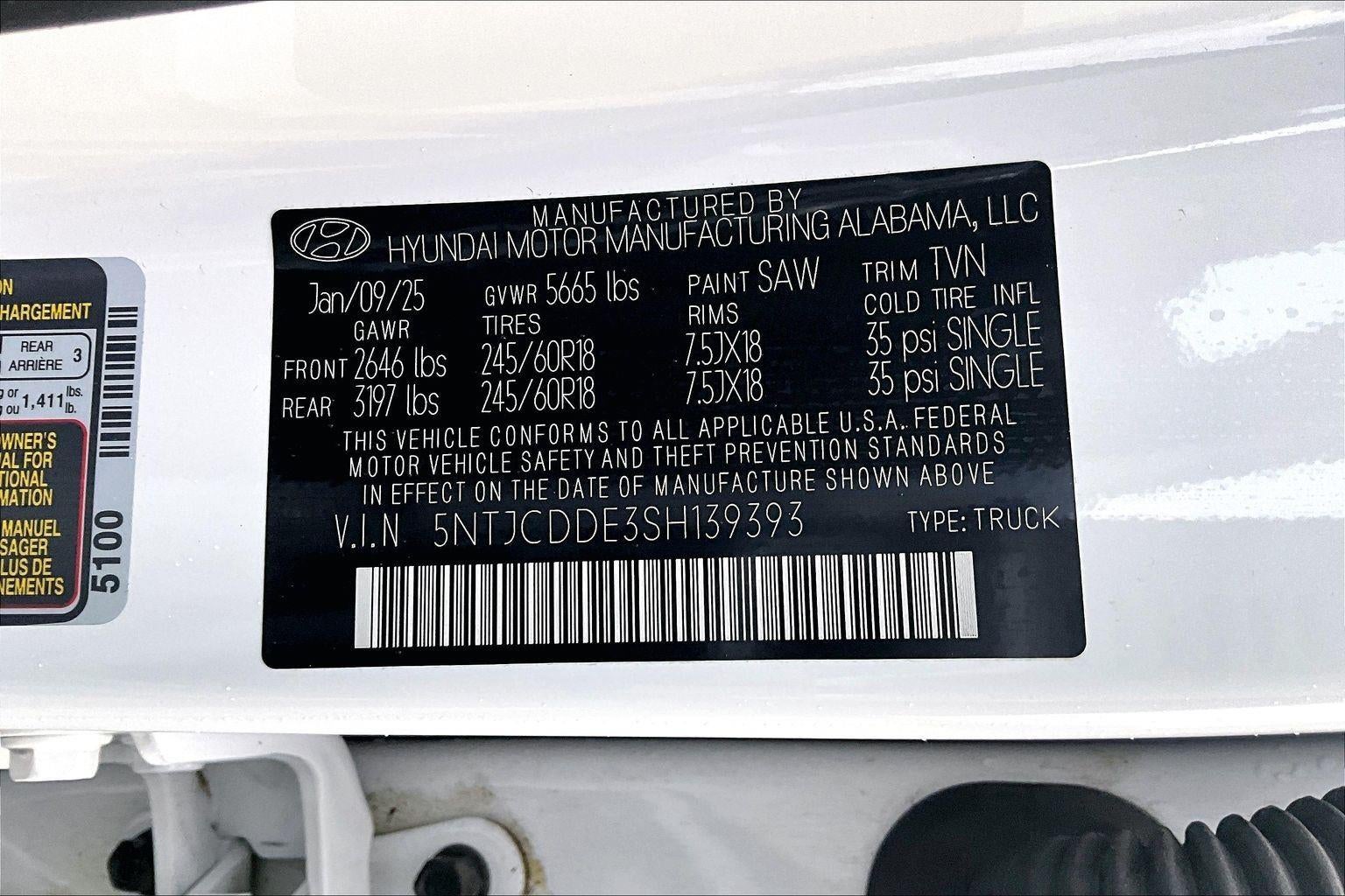 2025 Hyundai Santa Cruz SEL Activity