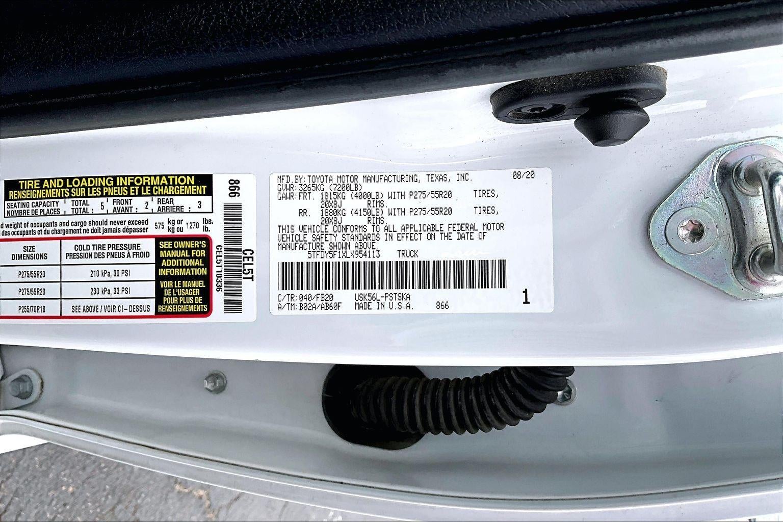 2020 Toyota Tundra 4WD SR5