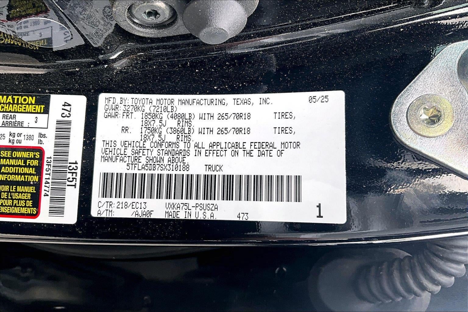 2025 Toyota Tundra 4WD SR