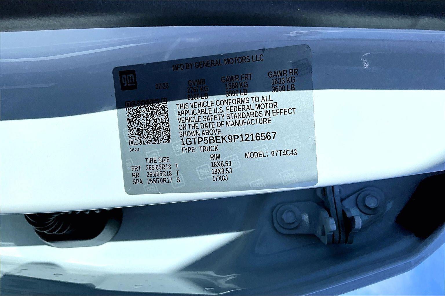 2023 GMC Canyon Elevation