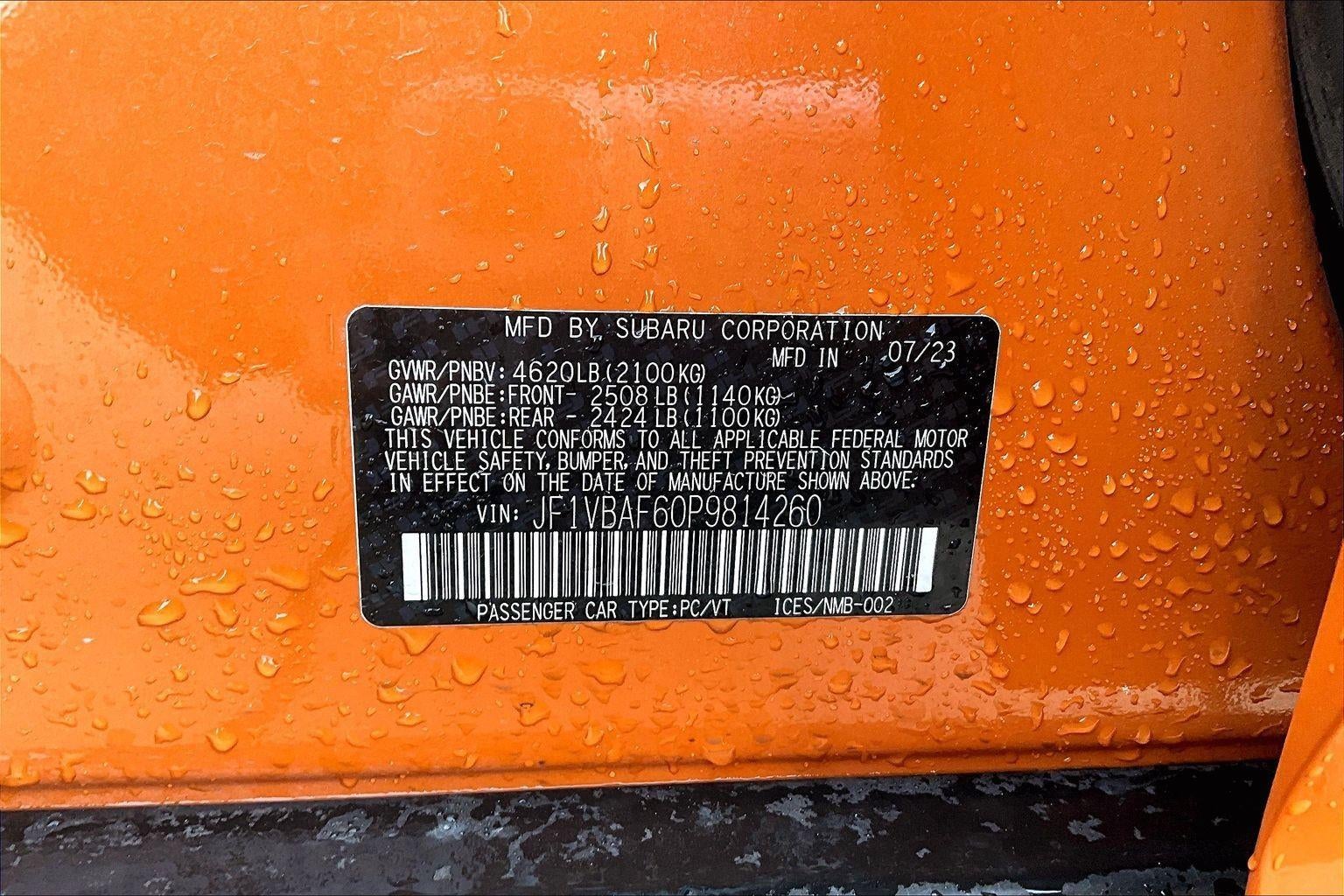 2023 Subaru WRX Premium