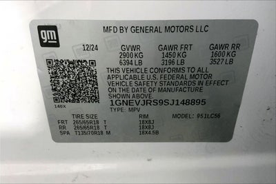 2025 Chevrolet Traverse Z71