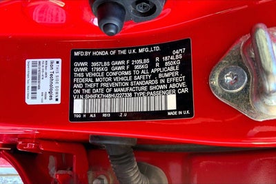 2017 Honda Civic Hatchback Sport