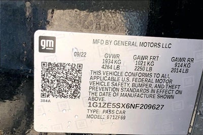 2022 Chevrolet Malibu Premier