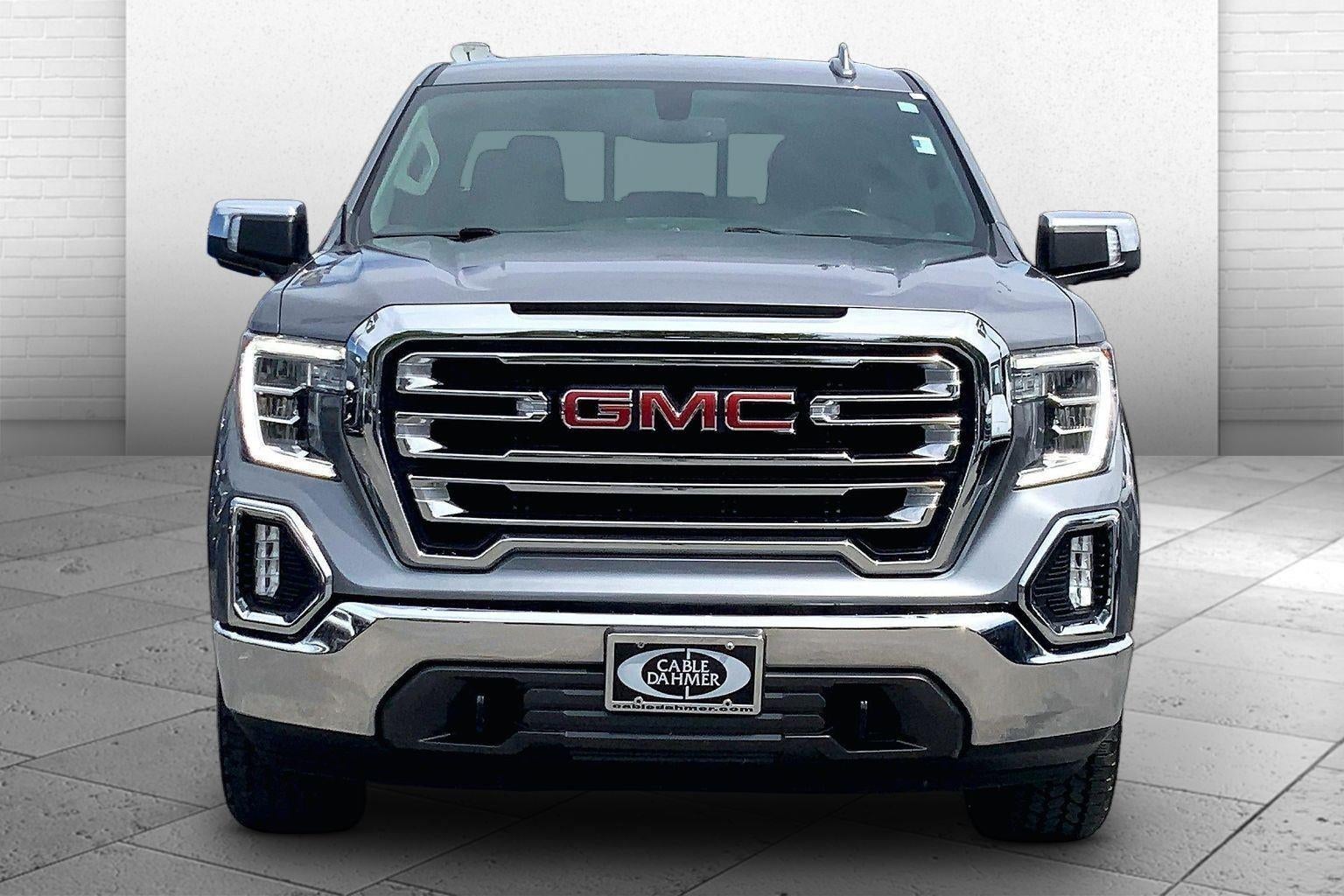 Used 2021 GMC Sierra 1500 SLT with VIN 1GTU9DED2MZ447733 for sale in Kansas City