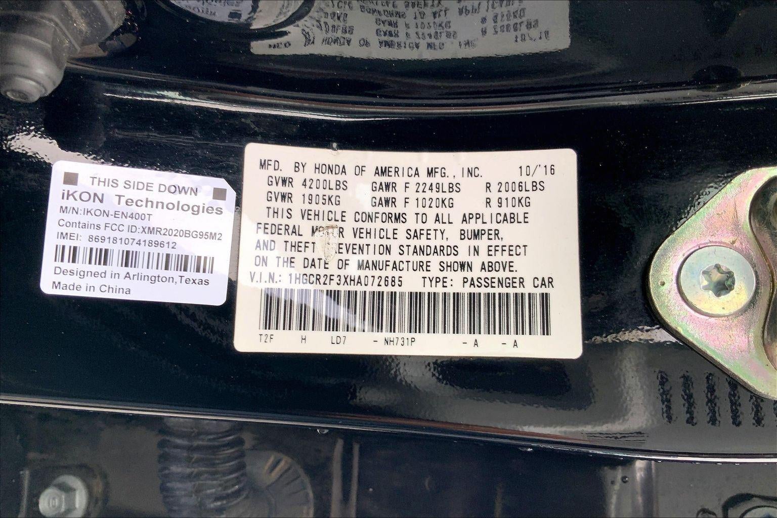 2017 Honda Accord Sedan LX