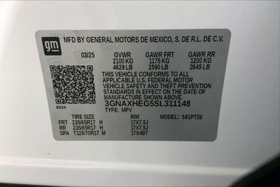 2025 Chevrolet Equinox LT