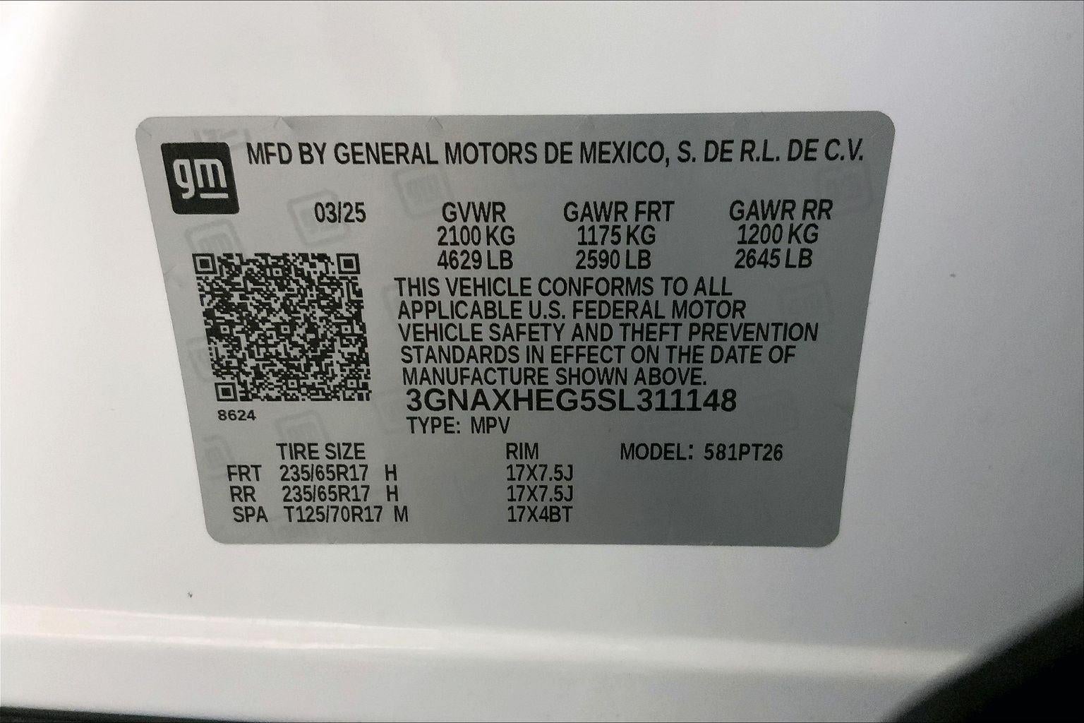2025 Chevrolet Equinox LT