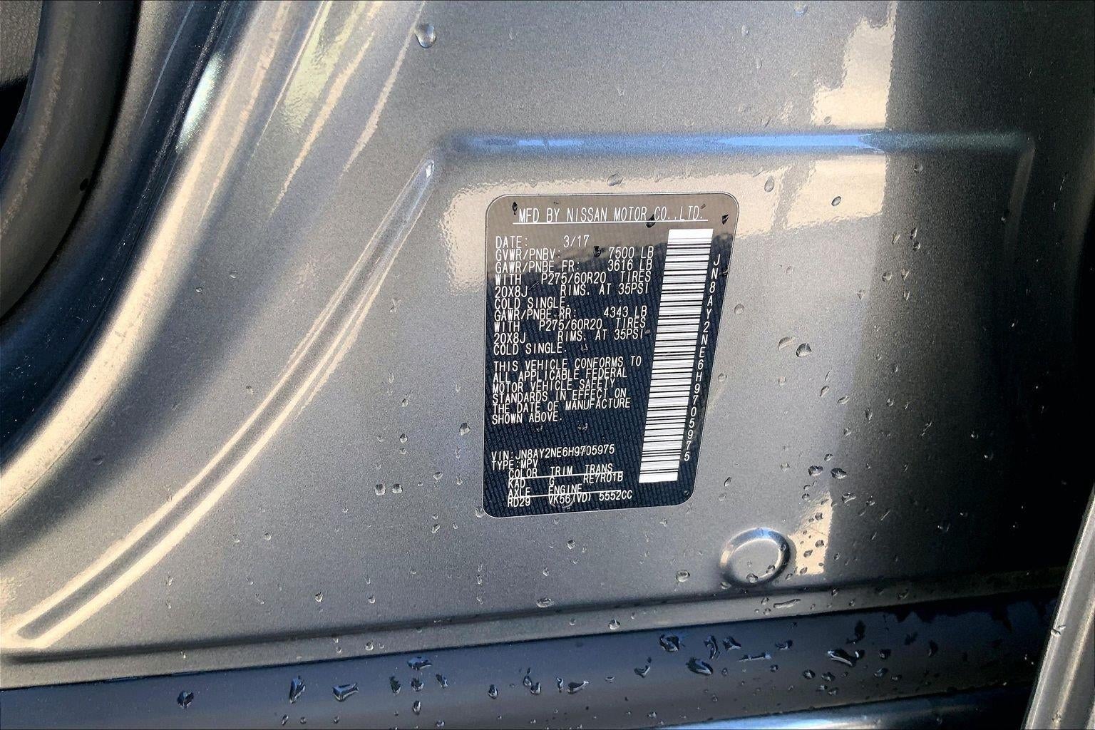 2017 Nissan Armada Platinum