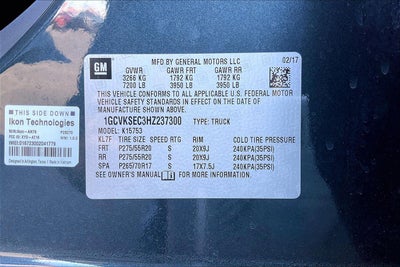 2017 Chevrolet Silverado 1500 LTZ