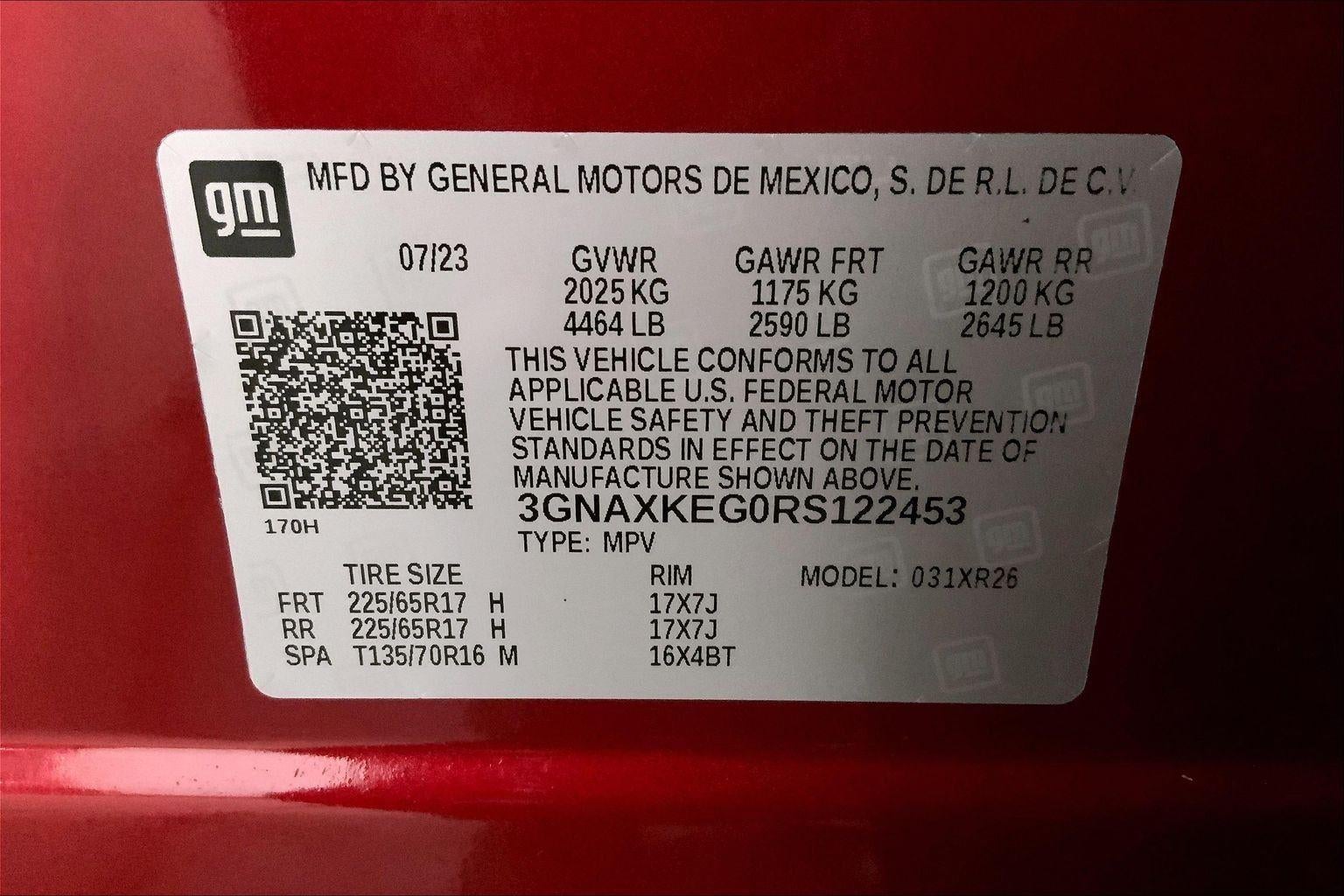 2024 Chevrolet Equinox LT