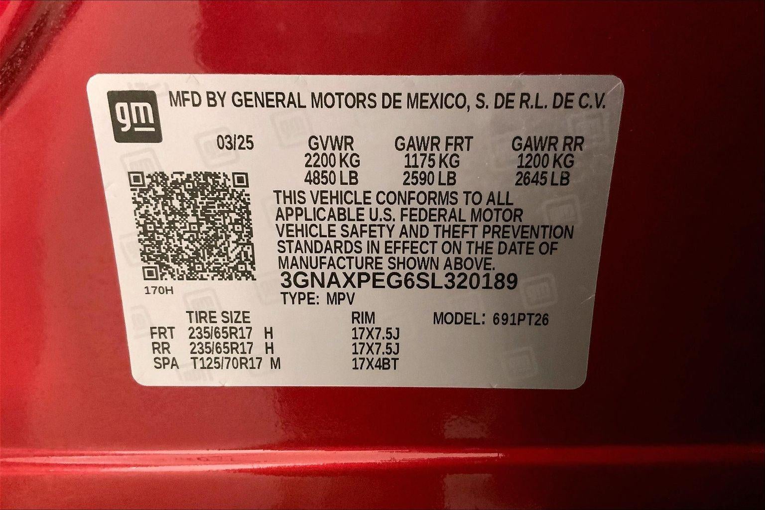 2025 Chevrolet Equinox LT