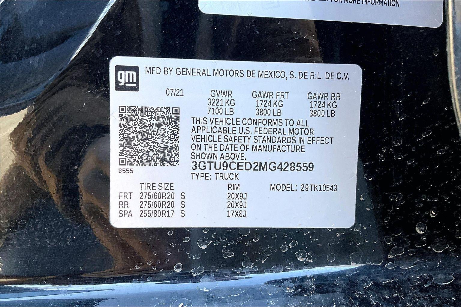 2021 GMC Sierra 1500 Elevation