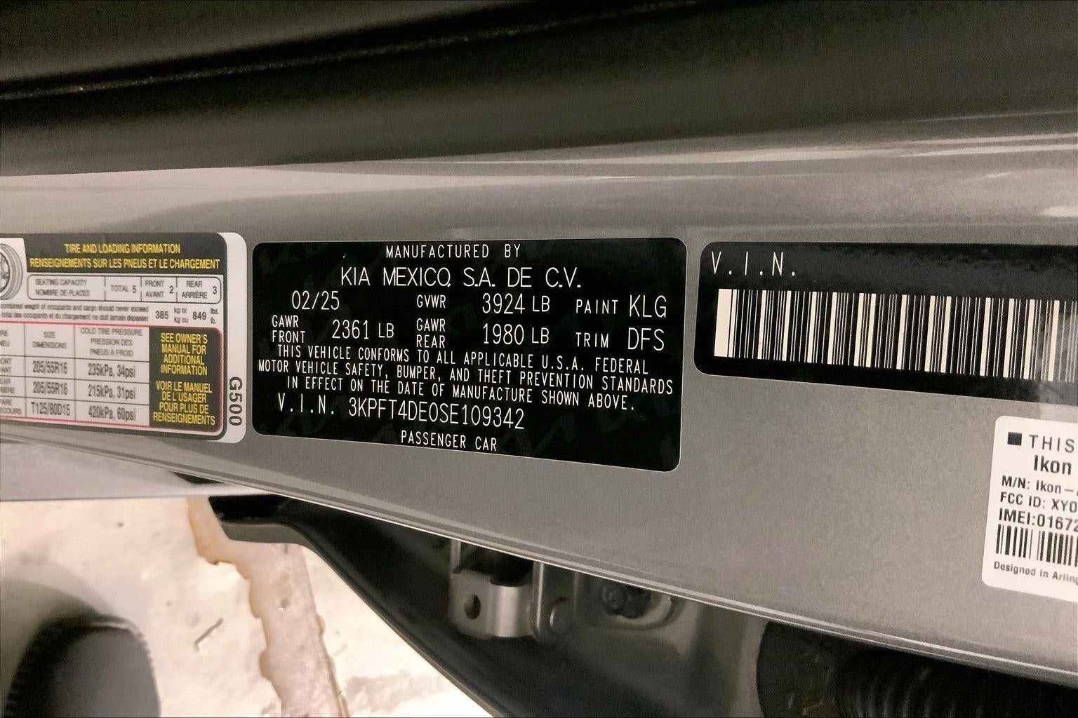 2025 Kia K4 LXS