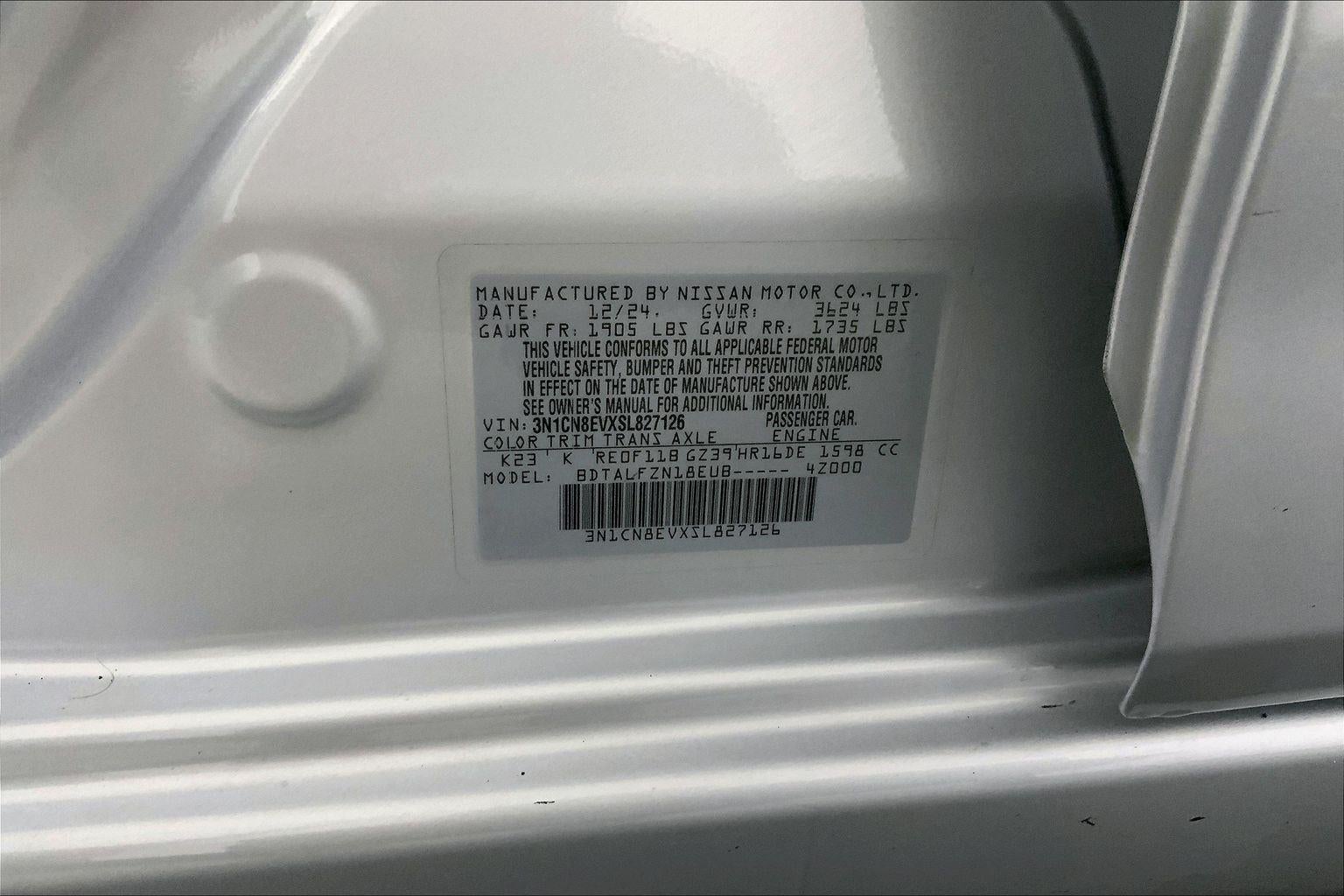 2025 Nissan Versa SV