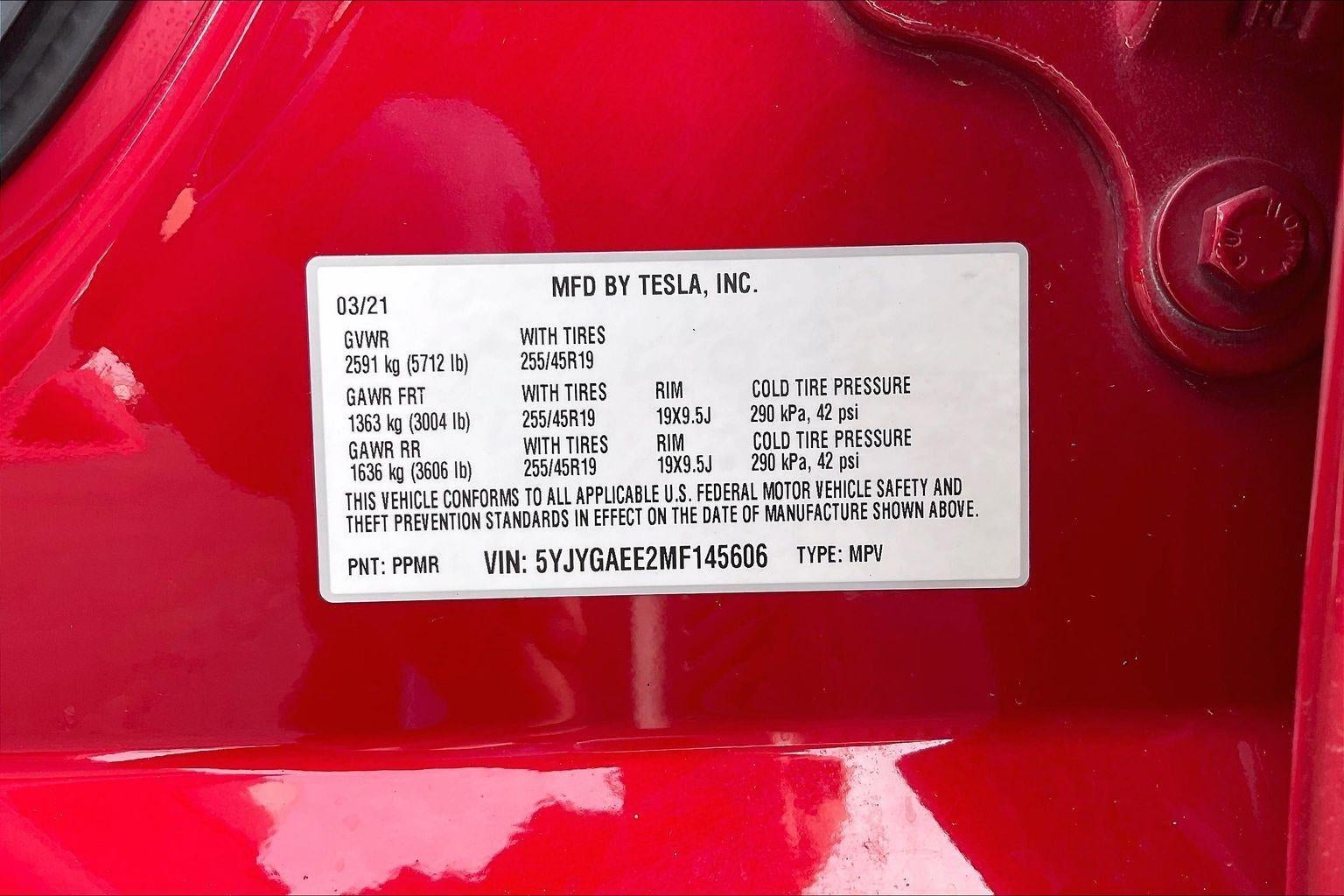 2021 Tesla Model Y Long Range