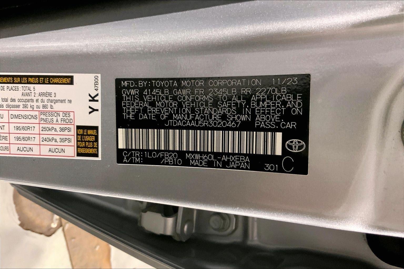 2024 Toyota Prius LE