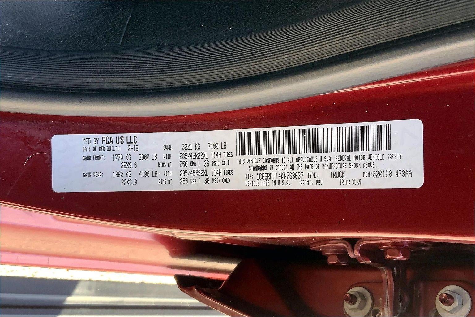 2019 RAM 1500 Limited