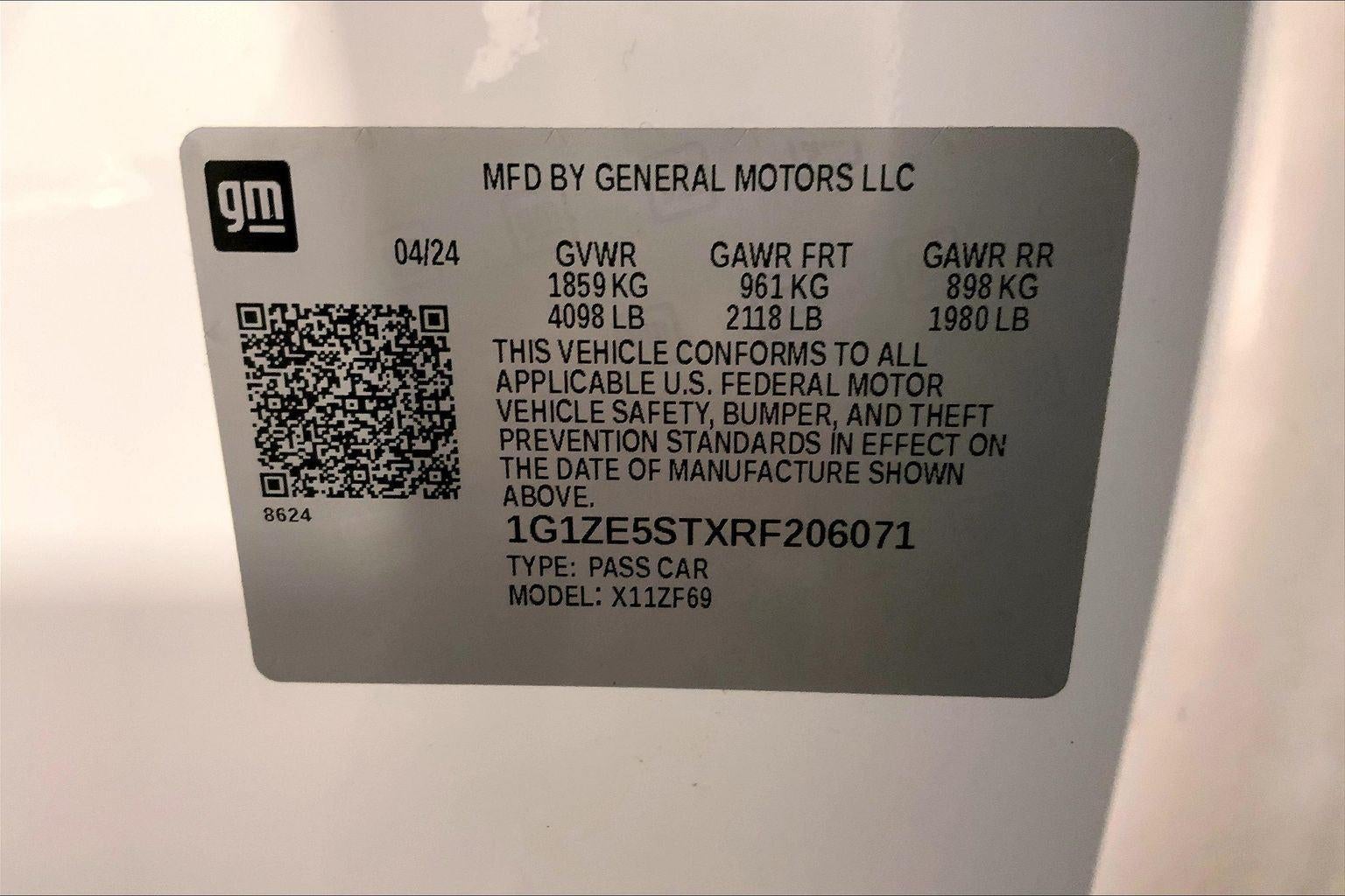 2024 Chevrolet Malibu 2LT