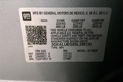 2025 GMC Terrain Elevation