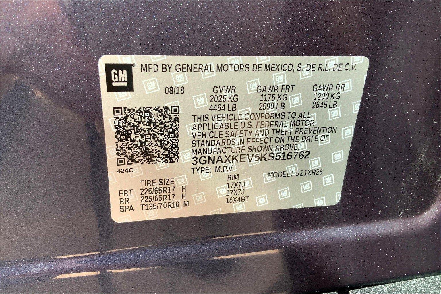 2019 Chevrolet Equinox LT