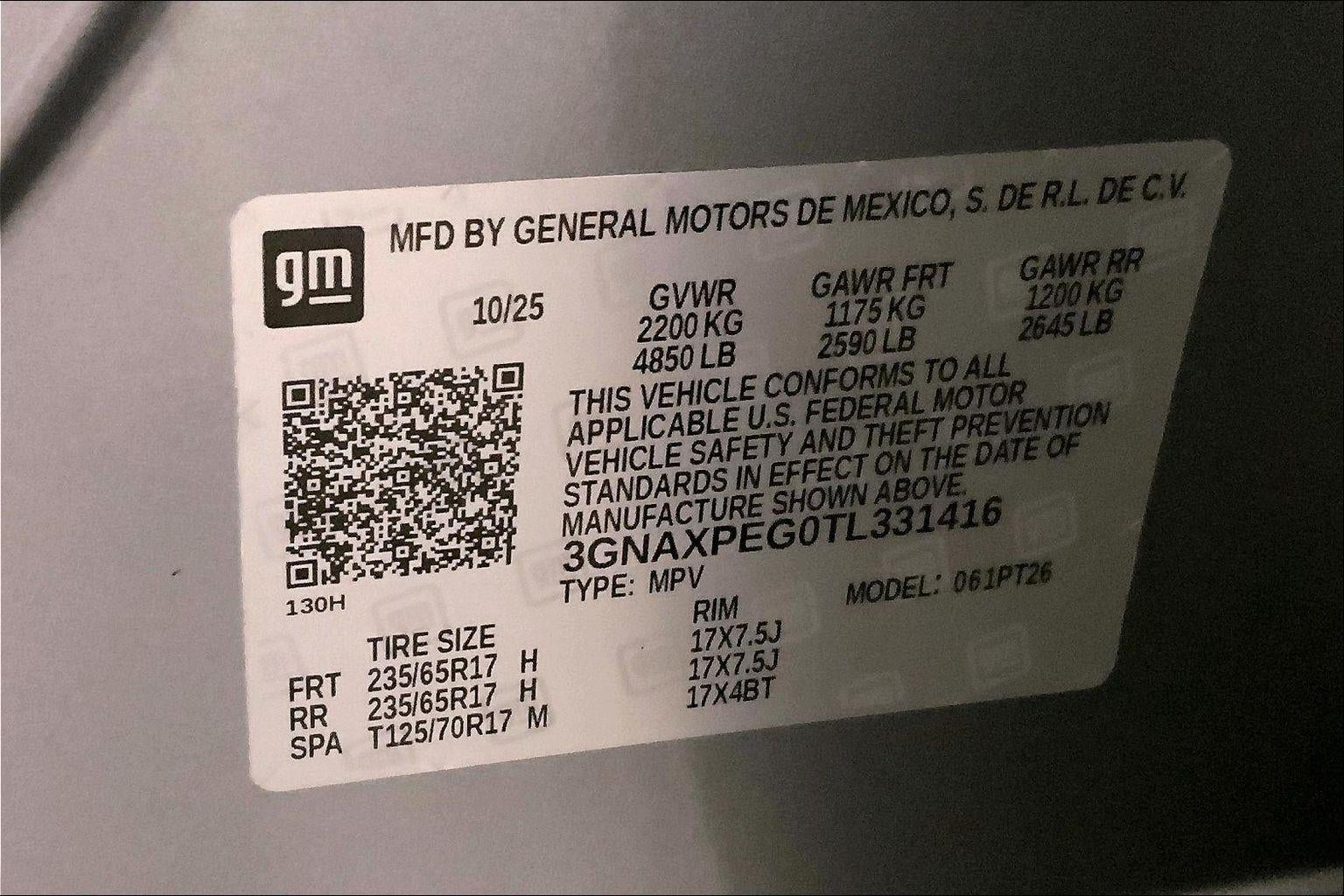 2026 Chevrolet Equinox LT