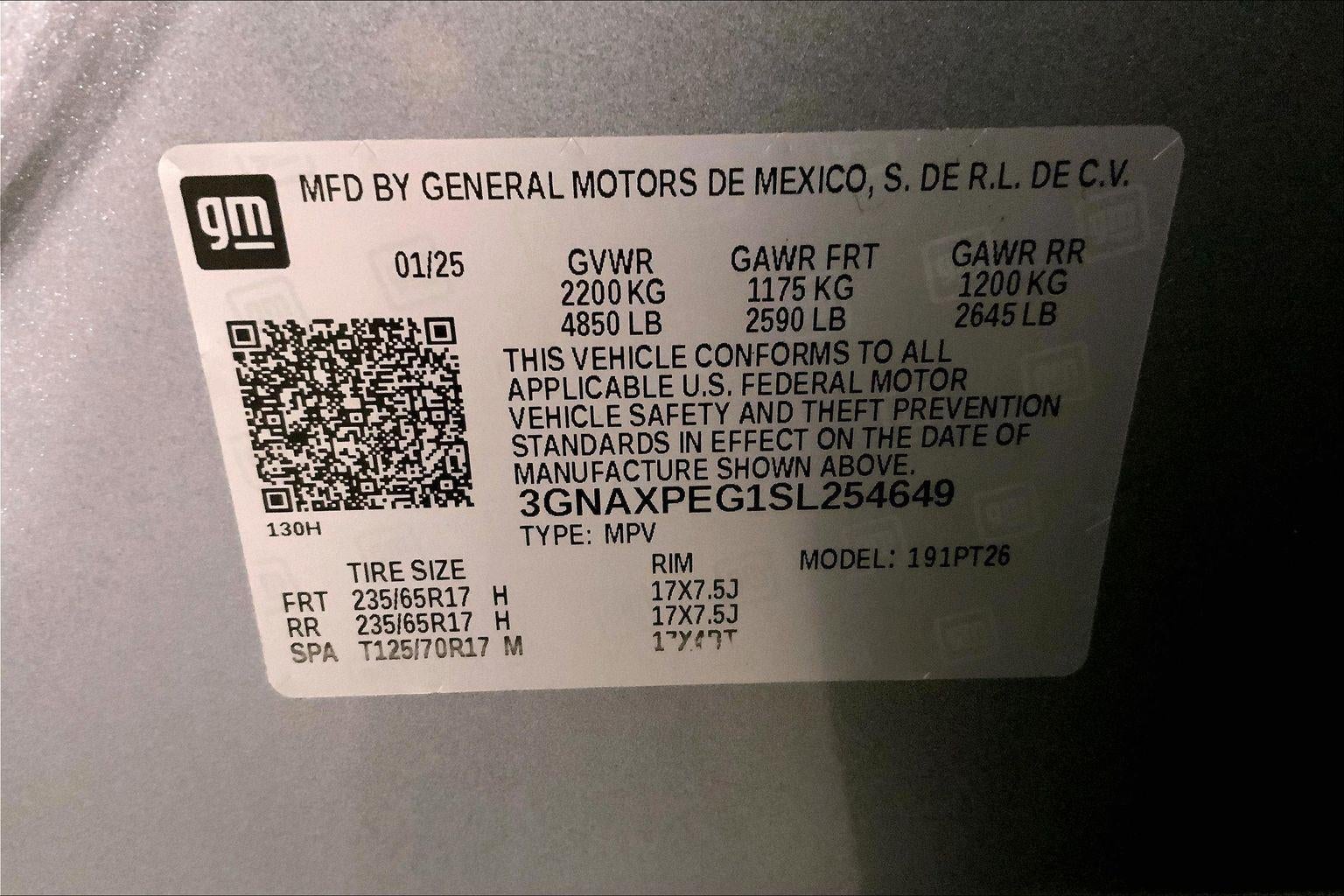 2025 Chevrolet Equinox LT