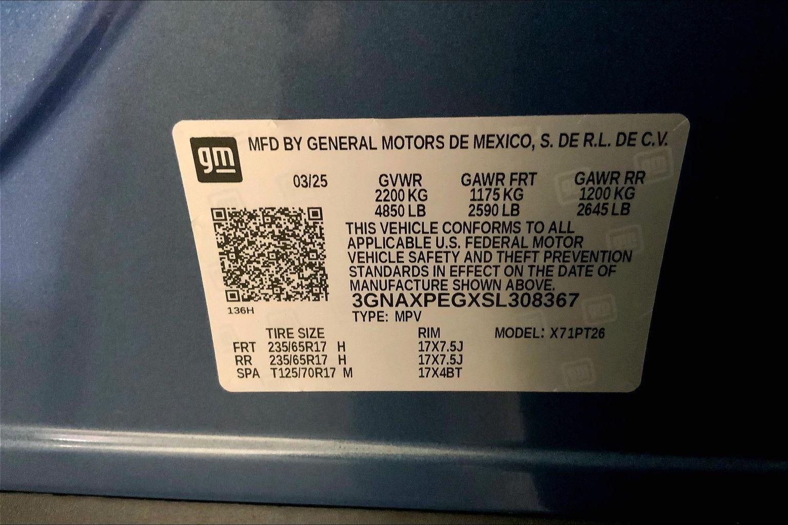 2025 Chevrolet Equinox LT