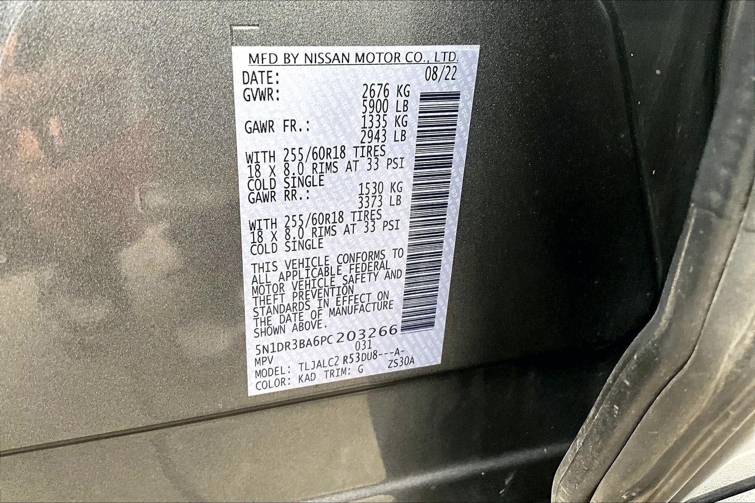 2023 Nissan Pathfinder SV