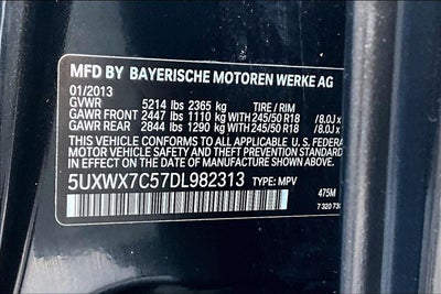 2013 BMW X3 xDrive35i