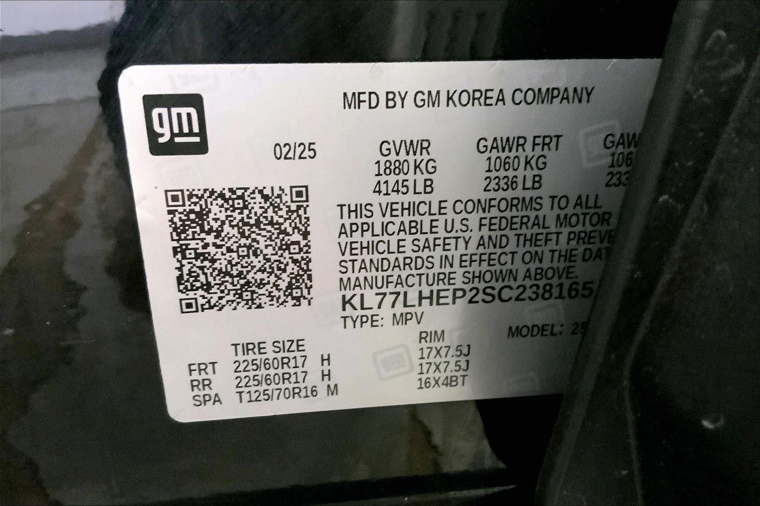 2025 Chevrolet Trax LT