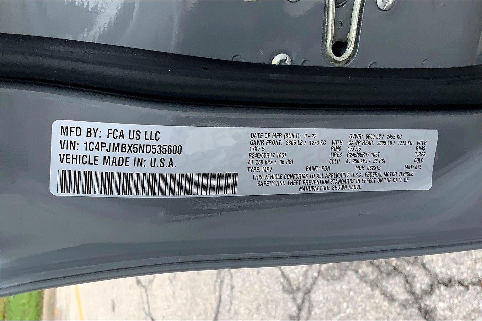 2022 Jeep Cherokee Trailhawk 4x4