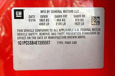 2014 Chevrolet Cruze 1LT Auto