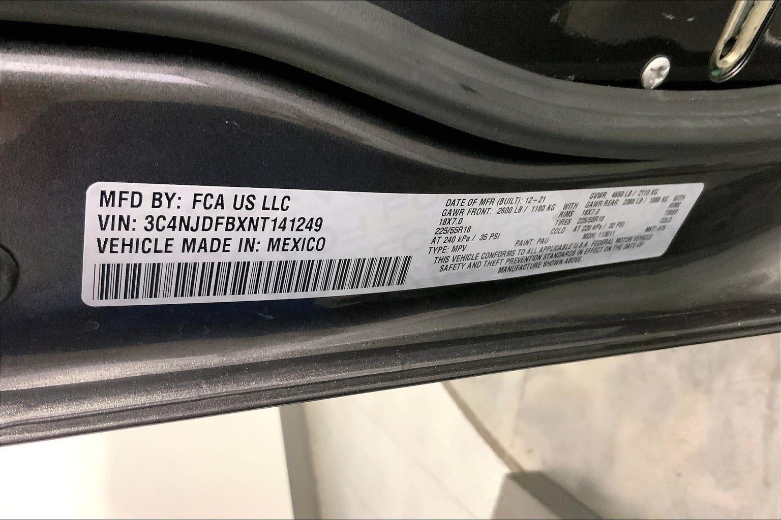 2022 Jeep Compass Latitude Lux 4x4