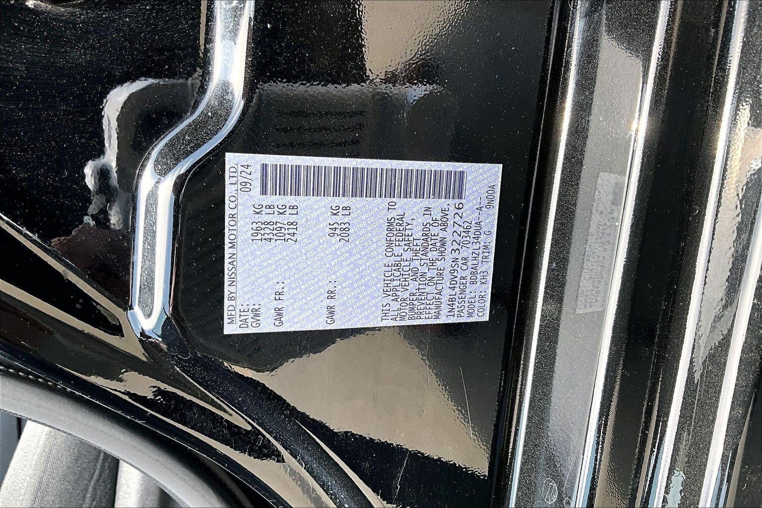 2025 Nissan Altima SV
