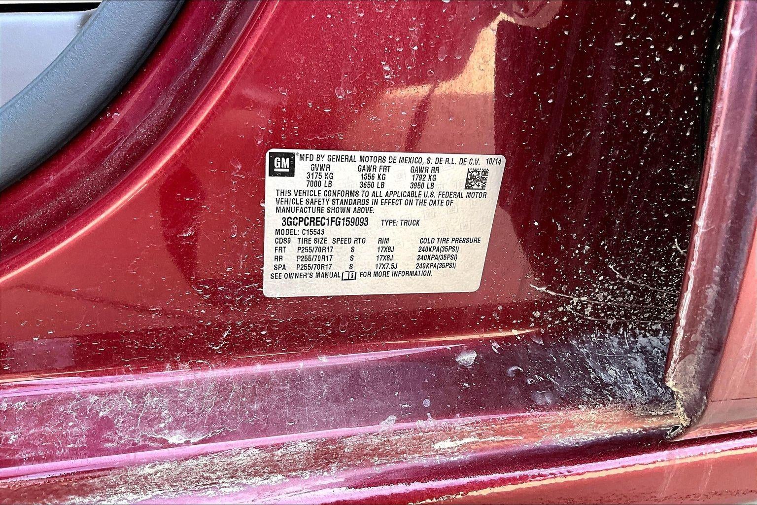 2015 Chevrolet Silverado 1500 LT
